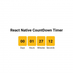 如何在 React Native 中使用倒数计时器？