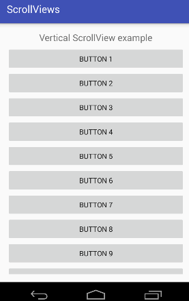 Android ScrollView（垂直）